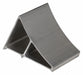 Wheel Chock 7 In W Silver
