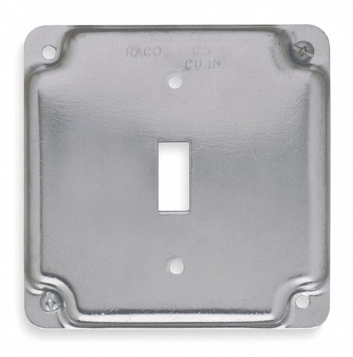 Electrical Box Cover Toggle Switch 4 in.