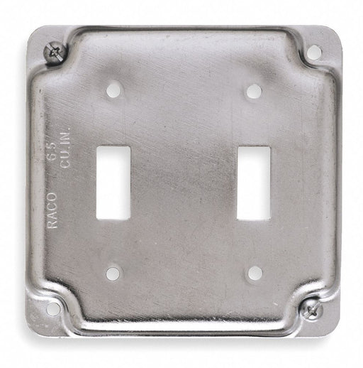 Electrical Box Cover Toggle Switch 2Gang