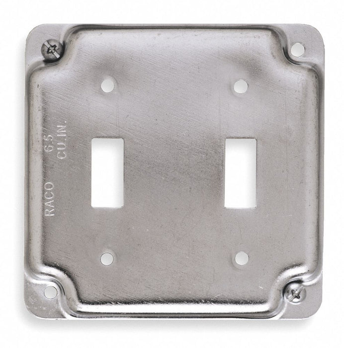 Electrical Box Cover Toggle Switch 2Gang