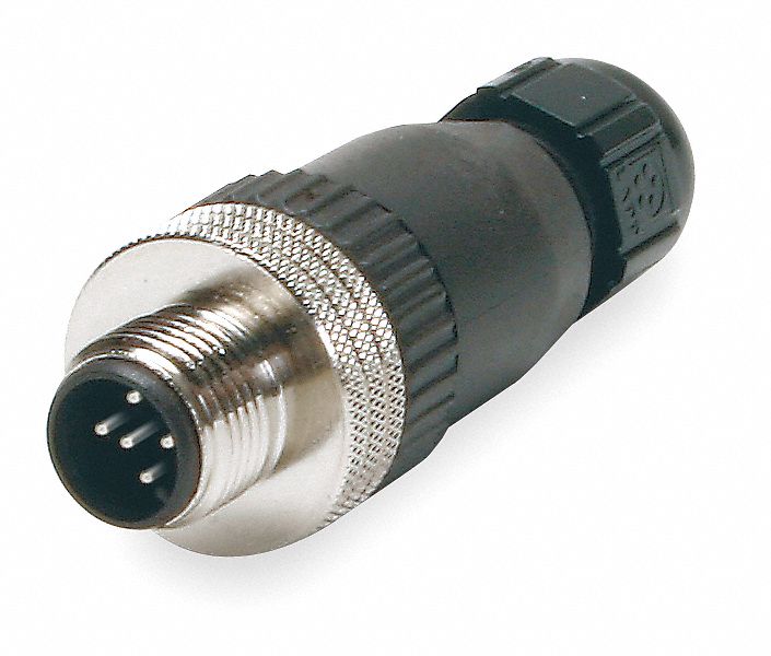 External Thread Connector Straight M12