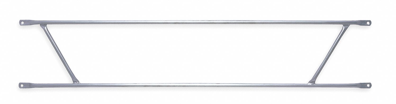 Scaffold Guard Rail 7 ft L 24 in H