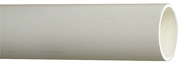Pipe PVC White 6 in Unthreaded