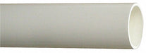 Pipe PVC White 1 1/2 in Unthreaded