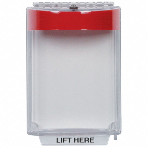 Pull Station Cover w/Horn Flush Red