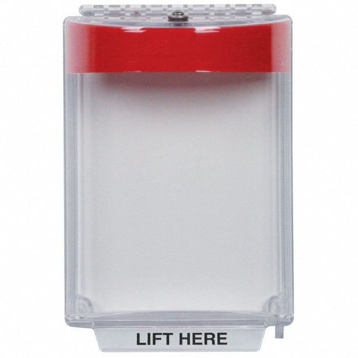 Pull Station Cover w/Horn Flush Red