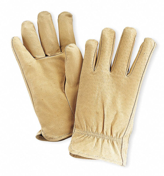 D1592 Leather Gloves Beige XS PR