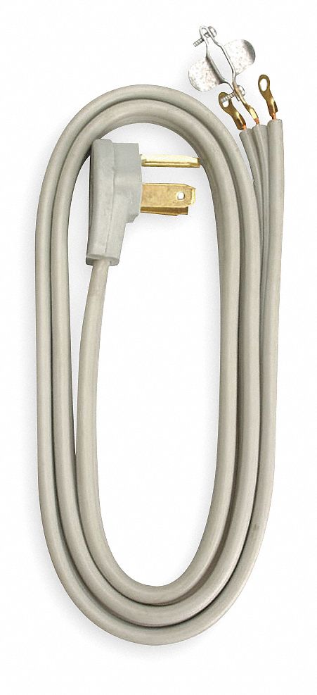Dryer Power Cord 6 ft Gray 10 AWG