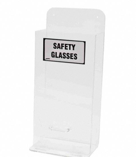 Prot Eyewear Disp Stk Clr Acryl Wall Mtg