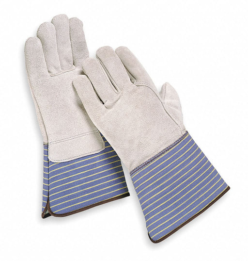 D1574 Leather Gloves Gray XL PR