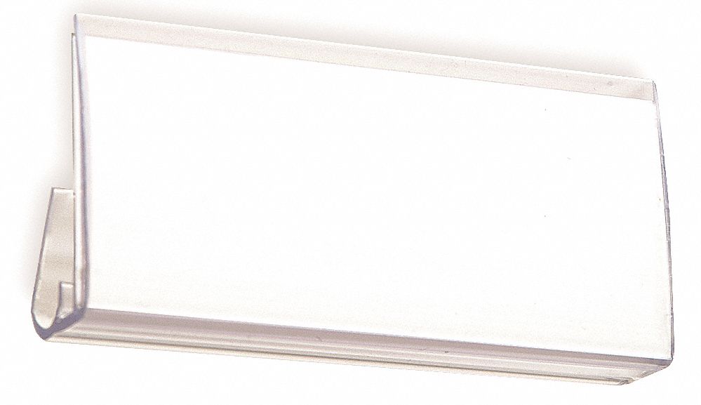 LabelHolder 3inL 1.5inW Clear PK25