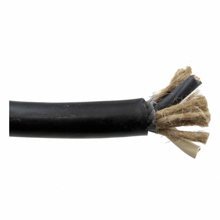 PortableCord W 2Cond 6AWG Black 25ft