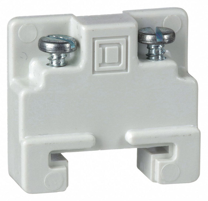 End Clamp White Lexan 0.4 in D