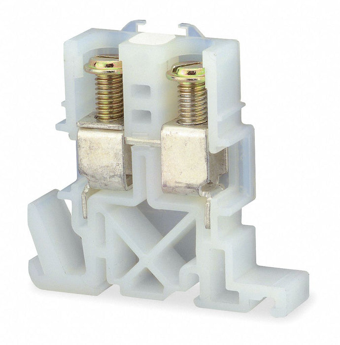 TerminalBlock 110A Natural 600V DINRail