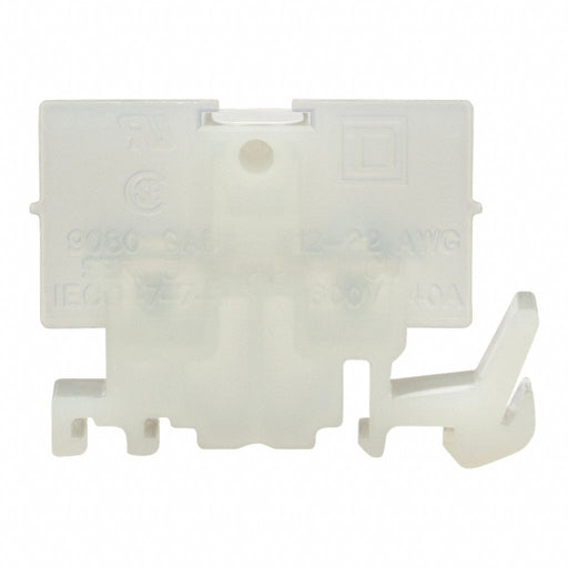 TerminalBlock 40A Natural 600V DINRail