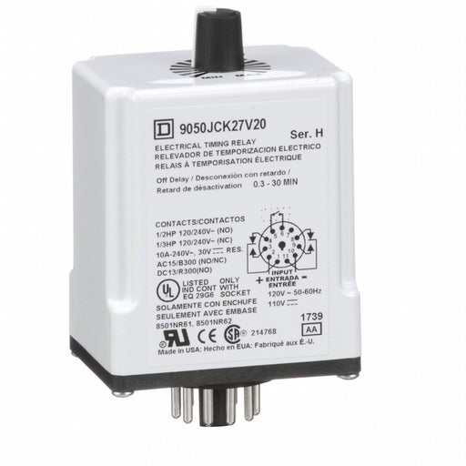 SinFunTimeDelayRelay 120VDC 11Pins