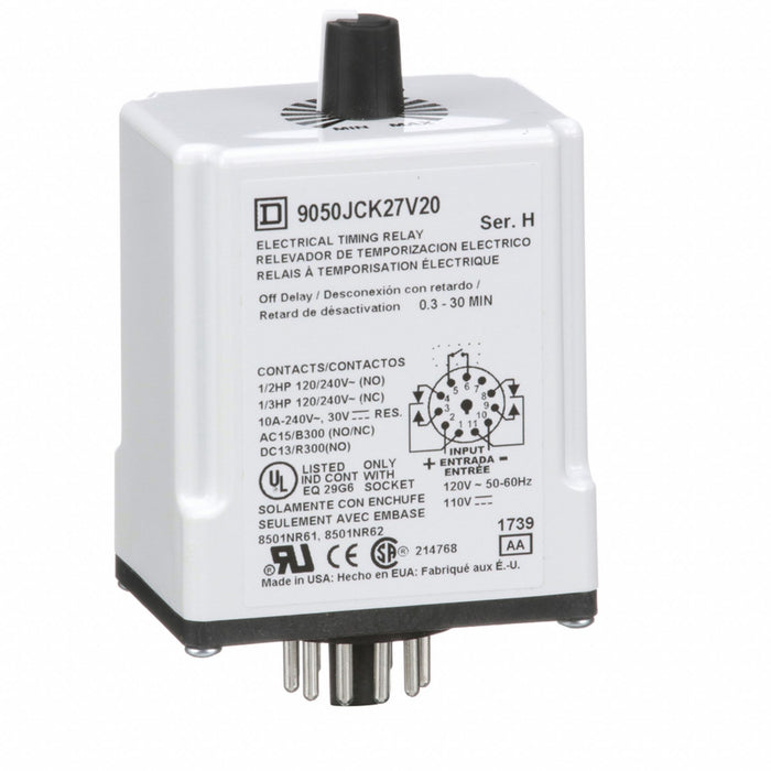 SinFunTimeDelayRelay 120VDC 11Pins