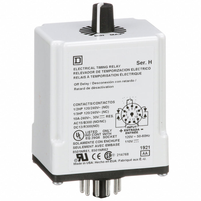 SinFunTimeDelayRelay 120VDC 11Pins