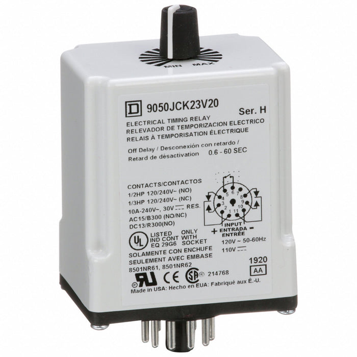 SinFunTimeDelayRelay 120VDC 11Pins