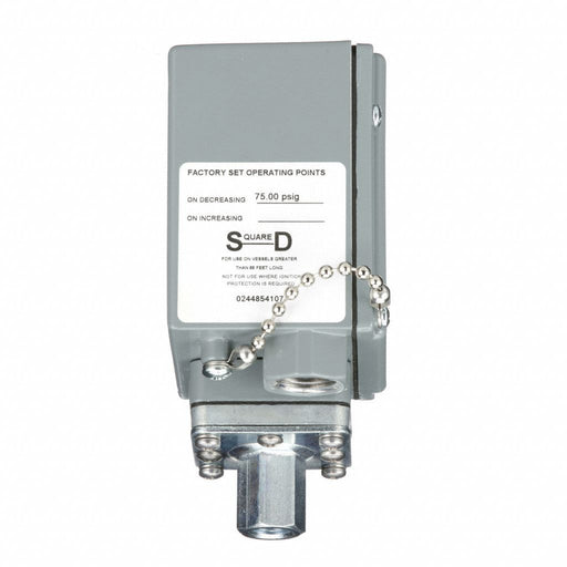 PressureSwtch 3-150psi Diaphragm 1NO/1NC