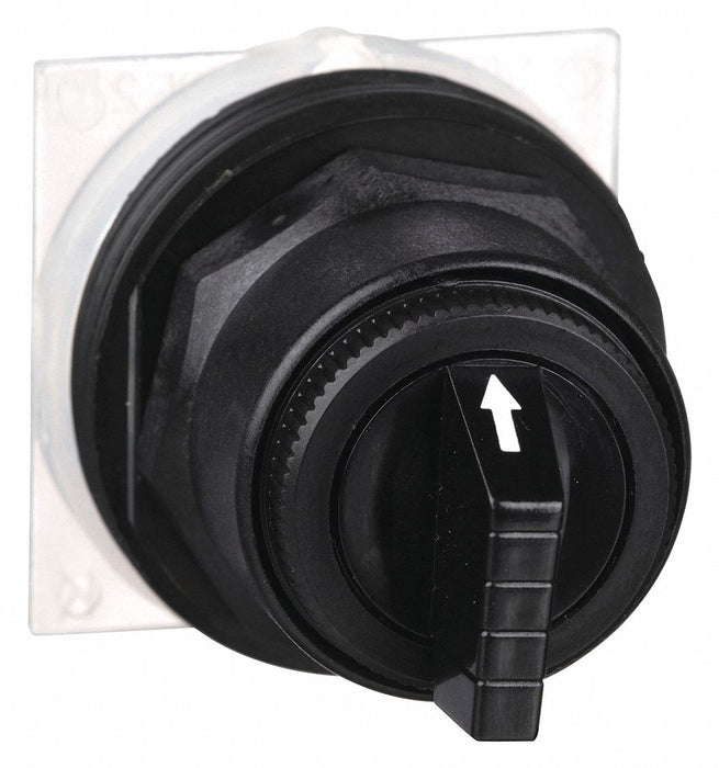 ShortHandleSelectorSwitch Blk 3Pos 30mm