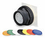 H4517 RecesPshButtn Blk Blu Grn Org Rd Wht Ylw