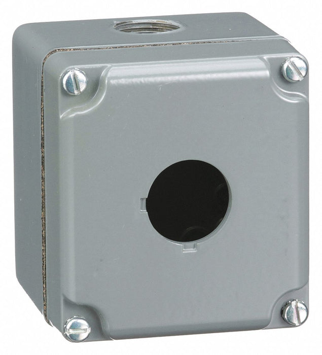 PushButtonEnclosure 30mm 1Hole Alum