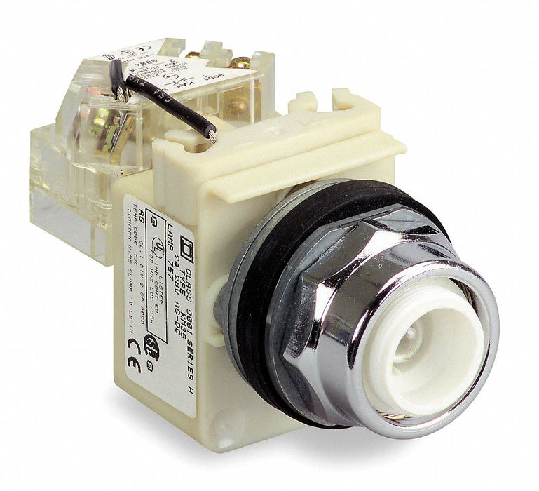 Flush Push Button LED 30mm