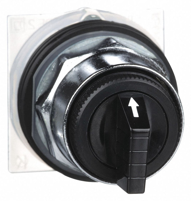 ShortHandleSelectorSwitch Blk 3Pos 30mm