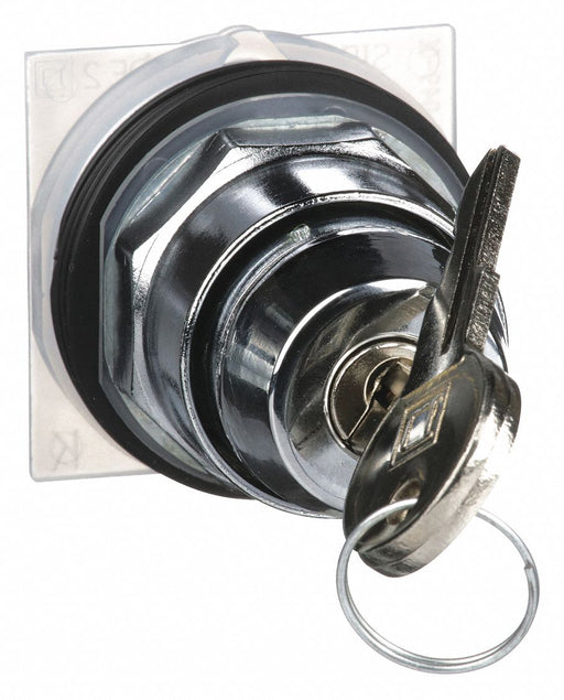 KeyedSelectorSwitch Chrome 2Pos 30mm
