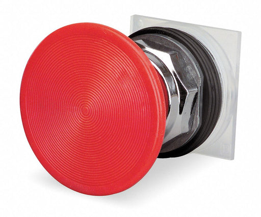 MushroomHeadPushButton Red NonIllum 30mm