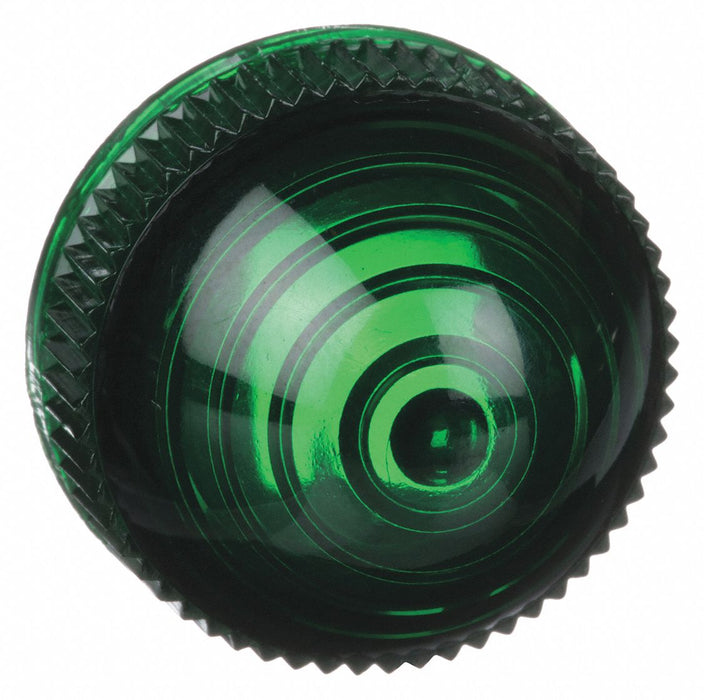 Pilot Light Lens 30mm Plastic Green