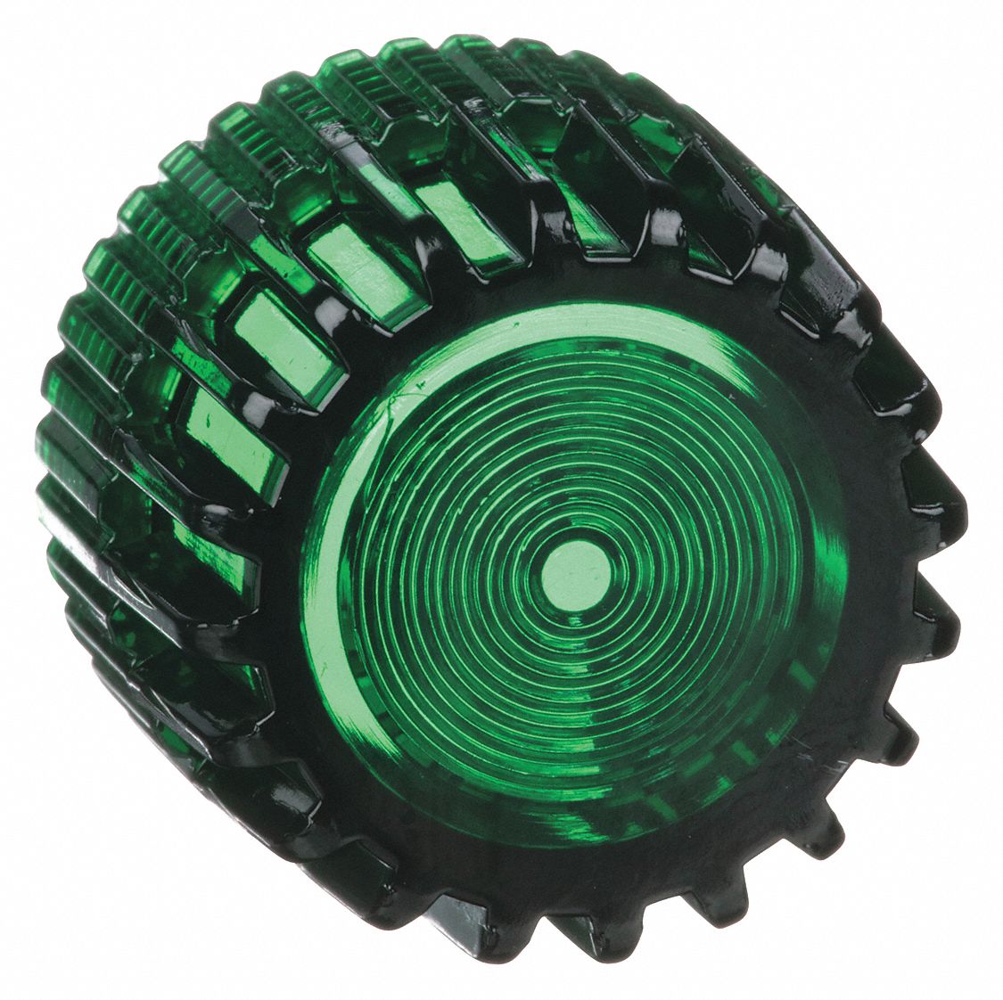 Push Button Cap 30mm Green
