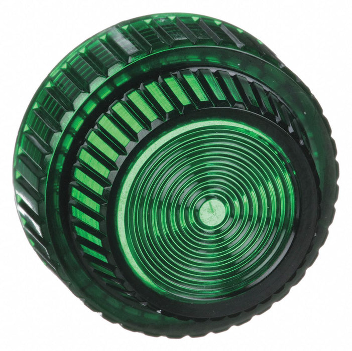 Pilot Light Lens 30mm Plastic Green