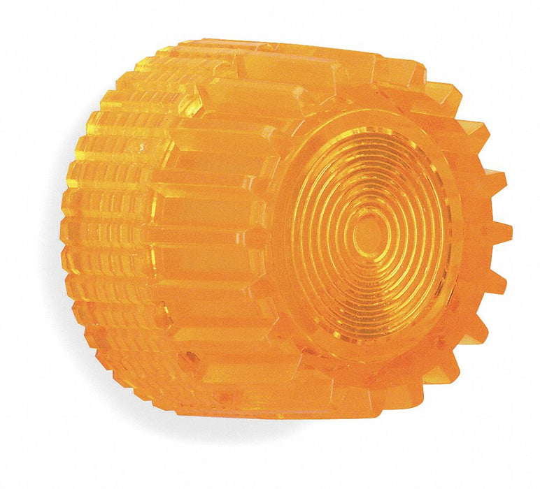 Push Button Cap 30mm Amber