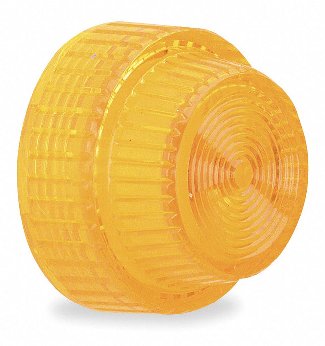 Pilot Light Lens 30mm Plastic Amber