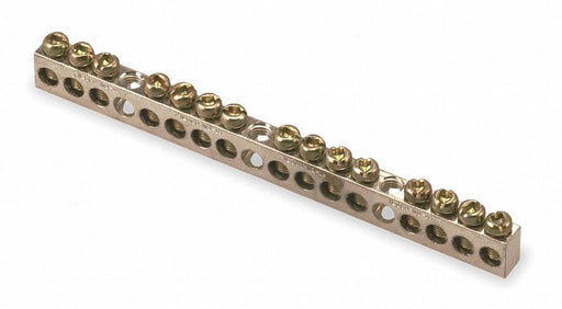 Ground Bar Kit 225A 16 Terminals