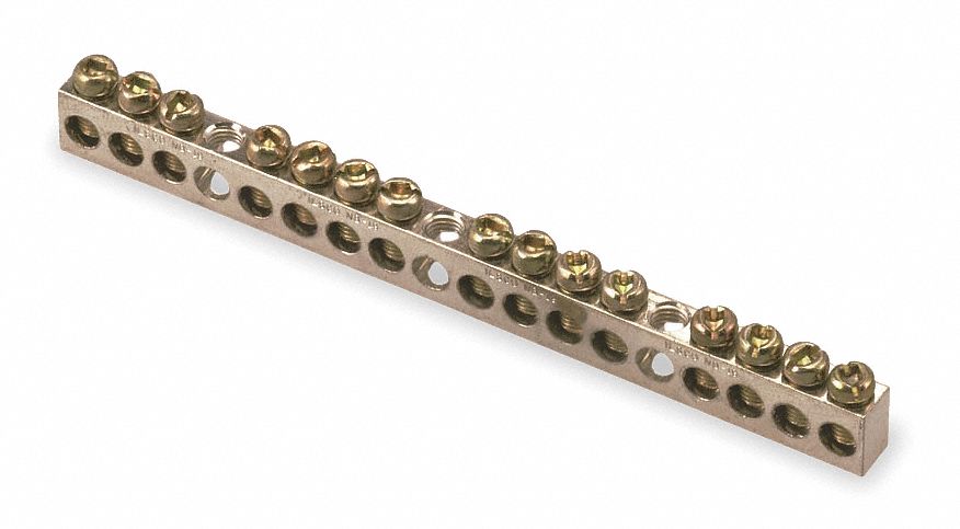 Ground Bar Kit 225A 16 Terminals
