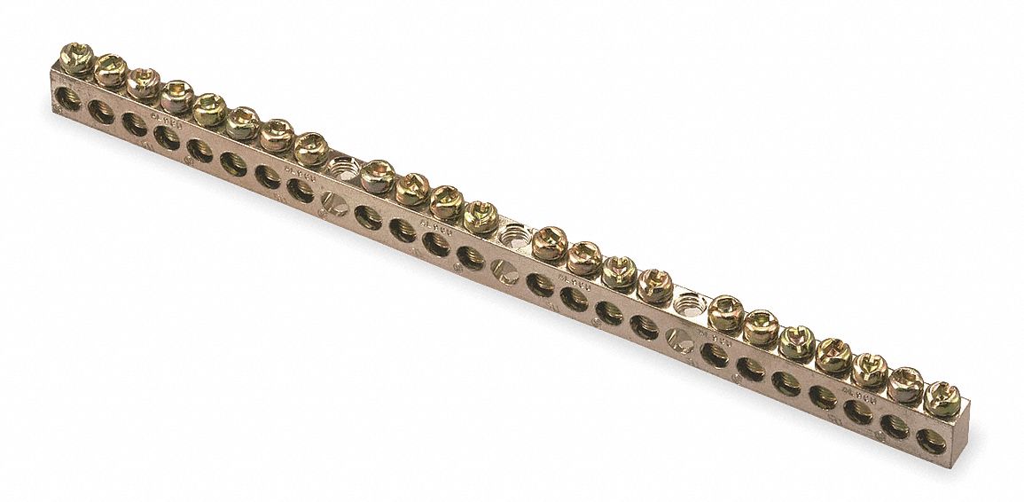 Ground Bar Kit 225A 24 Terminals