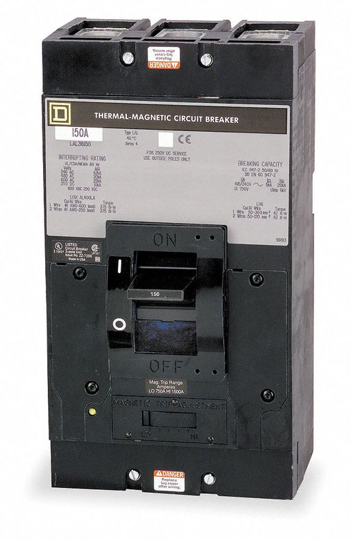 Circuit Breaker 350A 3P 600VAC LHL