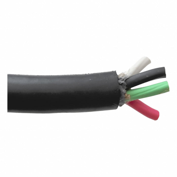 PortableCord W 4Cond 8AWG Black 25ft