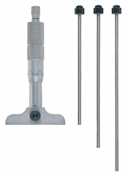 Depth Micrometer 0 to 4 In
