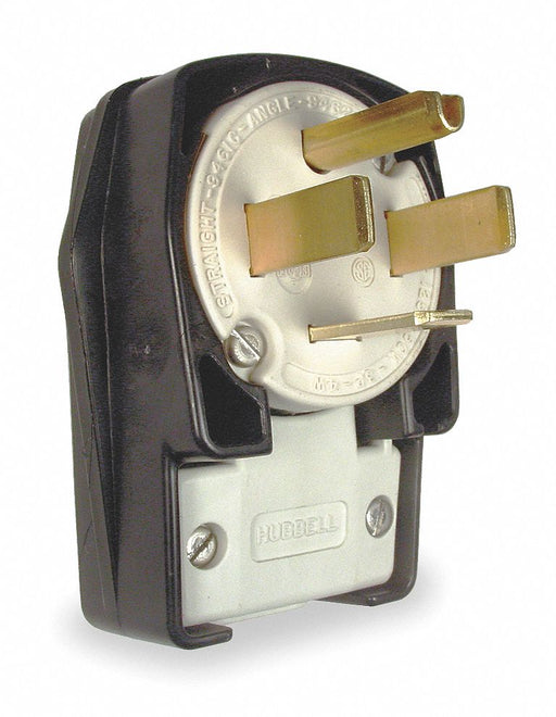 Agl Strt Blade Plug Blk 60 A Stnd 14-60P