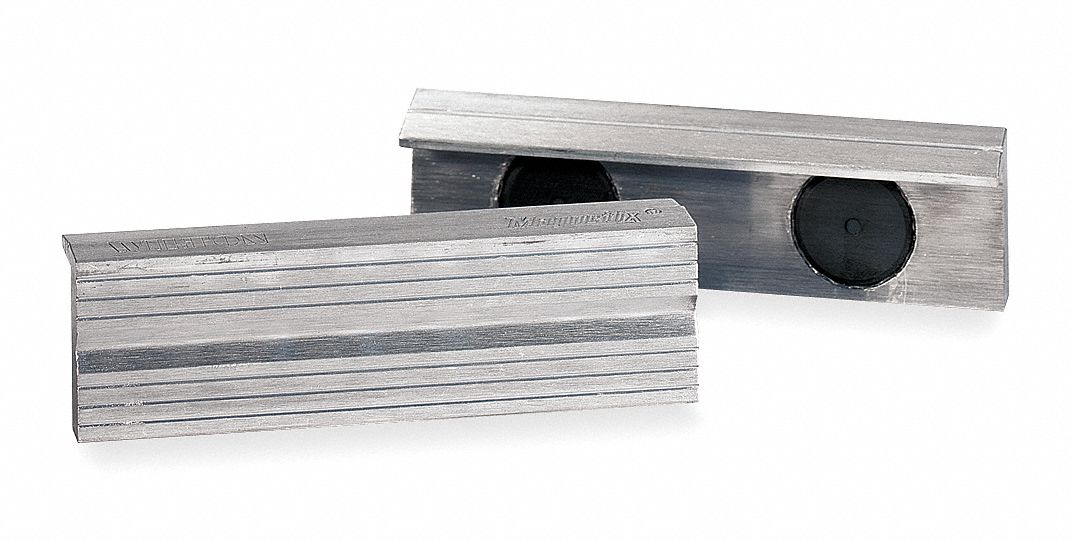 Magnetic Jaw Cap 6 1/2 In Alum PK2