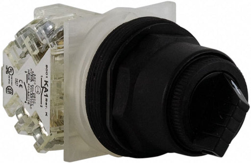 SelectorSwitch Non-Illum 2Pos 30mm Black