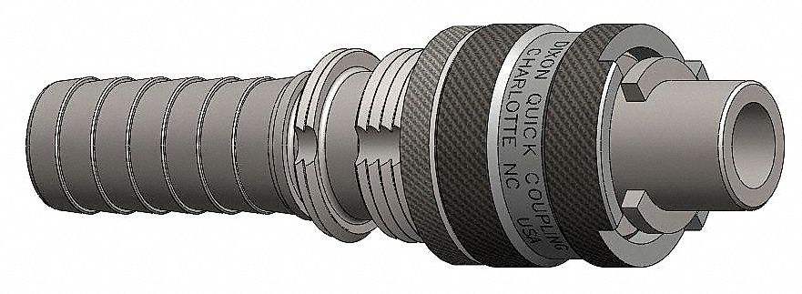 Quick Connect Plug 1/2 Body 3/4 Barb