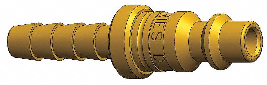 Quick Connect Plug 1/2 Body 3/8 Barb