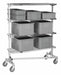 Nesting Wire Cart 24 in W 48 in L