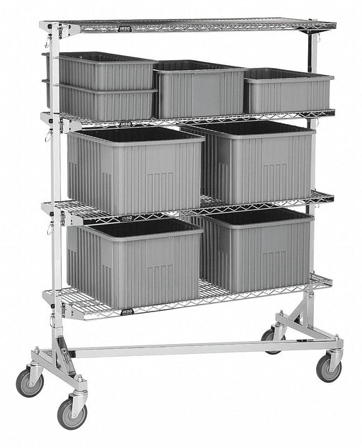 Nesting Wire Cart 24 in W 60 in L