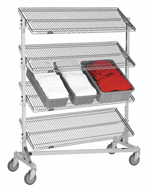 Nesting Wire Cart 24 in W 60 in L